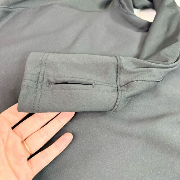 Adidas Jacket womens XL Black Solid Long-Sleeve Pullover Hoodie NWT Techfit - Picture 4 of 12